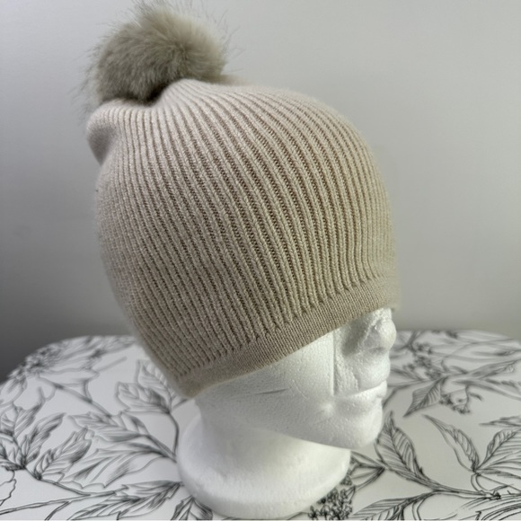 Main Character Accessories - Aritzia | Main Character Pom Pom Beanie Hat Beige
